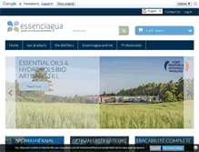 Tablet Screenshot of essenciagua.fr